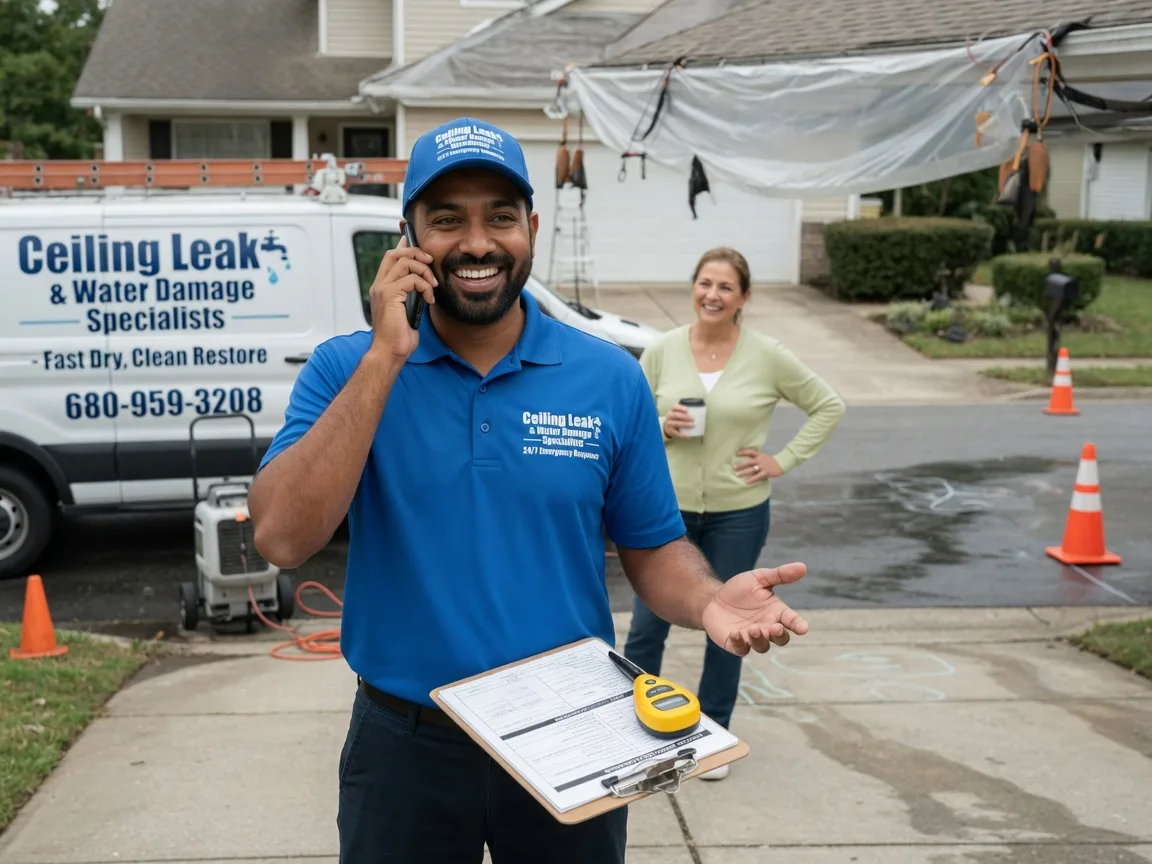 Ceiling Leak Cleanup Farmington, UT FAQs
